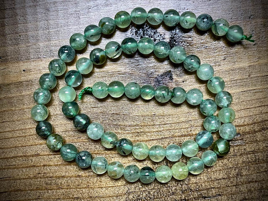 Prehnite Rounds Bead Strand - 6mm - 15"