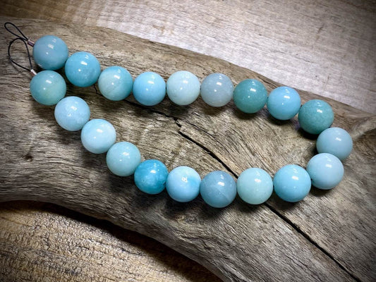 Amazonite Rounds Bead Strand - 10mm - 8"