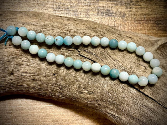 Amazonite Smooth Rounds Bead Strand - 6mm - 8"