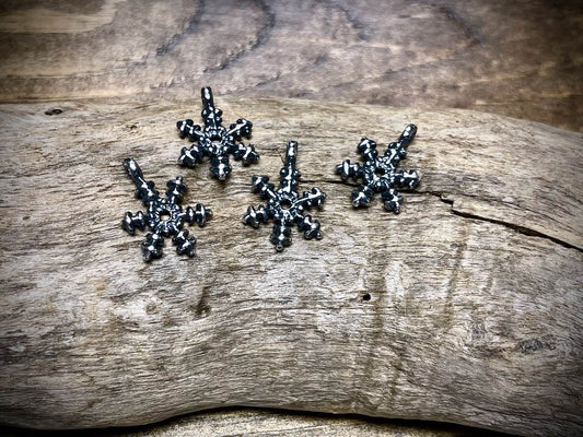 Silver Filled Snowflake Pendant/Charm