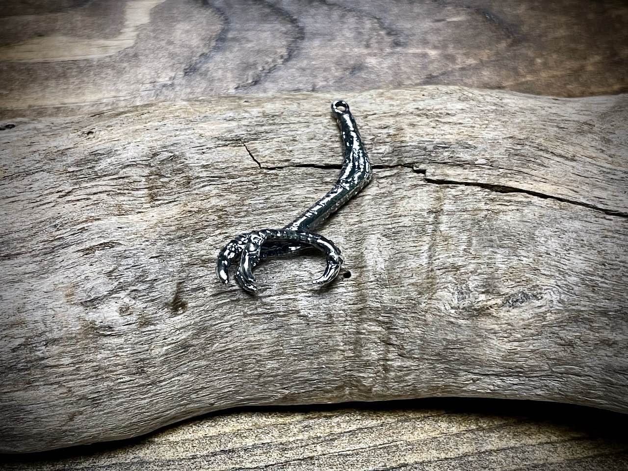 Silver Filled Bird Claw Charm/Pendant