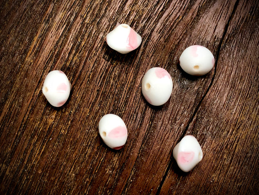 Vintage Japanese Glass 10mm Bicone Beads